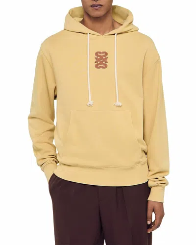 SANDRO OVERSIZED PATCH HOODIE