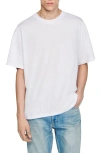 Sandro Logo Sleek Tee In White