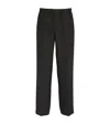Sandro Oversized Tailored Trousers In Black