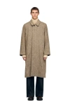 Sandro Oversized Wool Coat In Brown