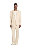 Sandro Oversized Wool Suit Jacket In Oats