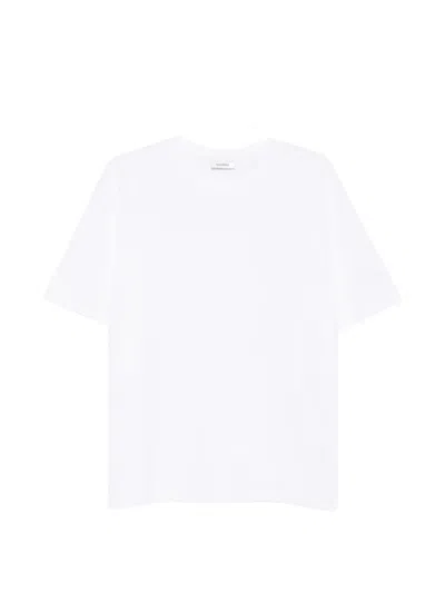 Sandro Oversize-fit Round-collar T-shirt In White