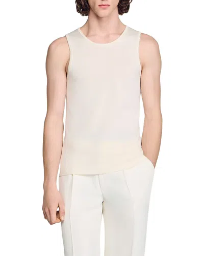 Sandro Pablo Cotton Tee In White