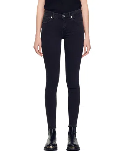 Sandro Pam Jeans In Black