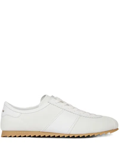 Sandro Panelled Lace-up Sneakers In Multi