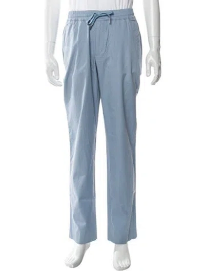Pre-owned Sandro Pants In Blue