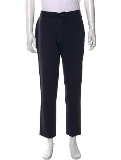 Pre-owned Sandro Pants In Blue