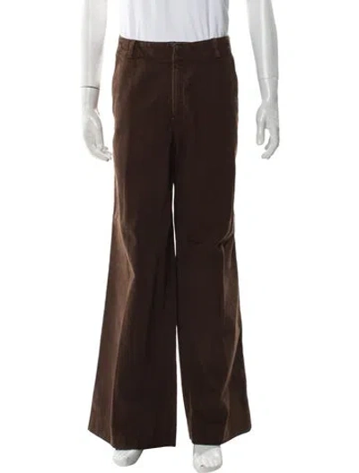 Pre-owned Sandro Pants In Brown