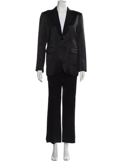Pre-owned Sandro Pantsuit In Black