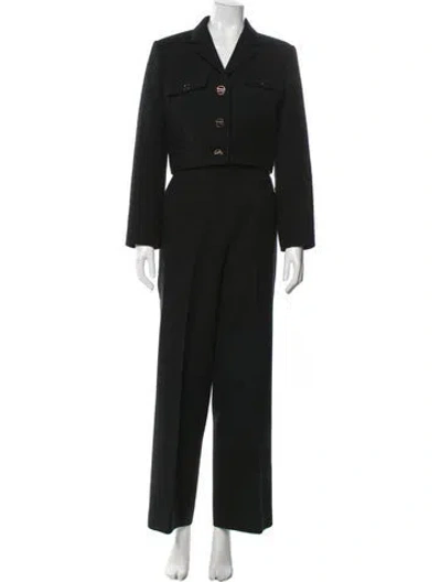 Pre-owned Sandro Pantsuit In Black