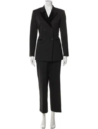 Pre-owned Sandro Pantsuit In Black