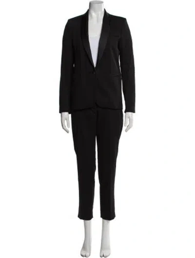Pre-owned Sandro Pantsuit In Black