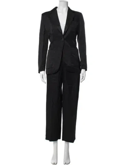 Pre-owned Sandro Pantsuit In Black