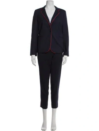 Pre-owned Sandro Pantsuit In Blue