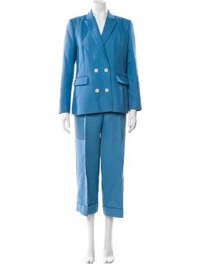 Pre-owned Sandro Pantsuit In Blue