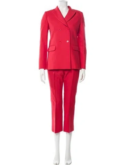 Pre-owned Sandro Pantsuit In Red