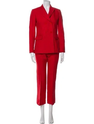 Pre-owned Sandro Pantsuit In Red