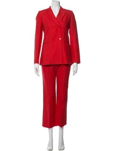 Pre-owned Sandro Pantsuit In Red