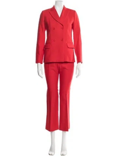 Pre-owned Sandro Pantsuit In Red