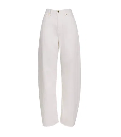 Sandro Paris Barrel Jeans In Red