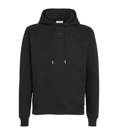 Sandro Paris Cotton Logo Hoodie In Black