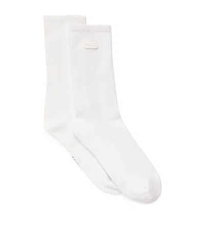 Sandro Paris Cotton-blend Double S Socks In White