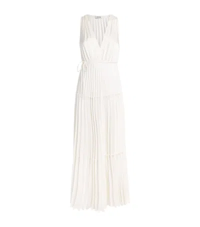 Sandro Paris Pleated Maxi Dress