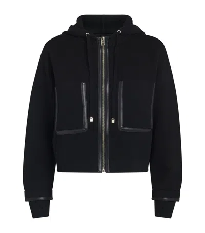 Sandro Paris Zip-up Cardigan In Black