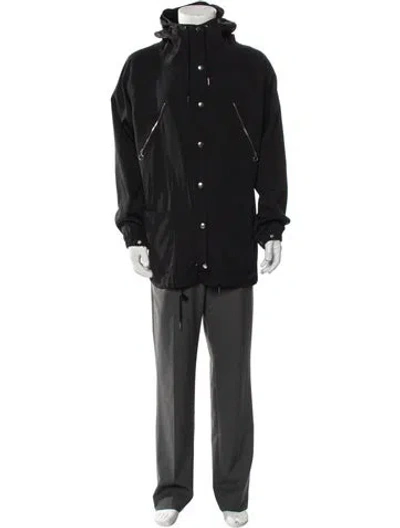 Pre-owned Sandro Parka In Black