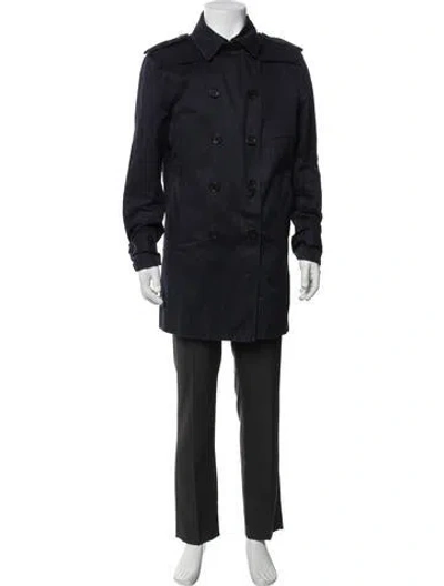 Pre-owned Sandro Parka In Blue