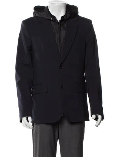 Pre-owned Sandro Parka In Blue