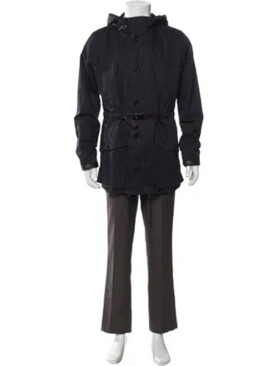 Pre-owned Sandro Parka In Blue