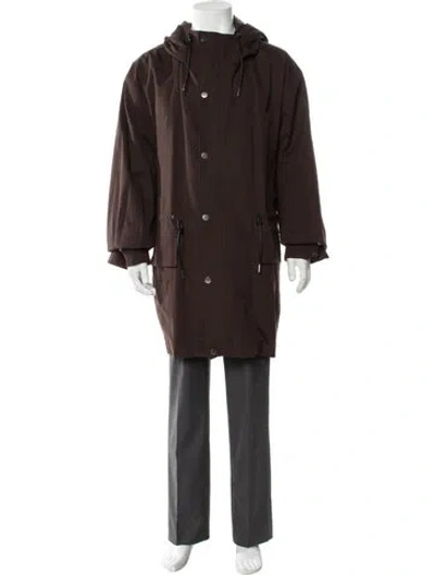 Pre-owned Sandro Parka In Brown