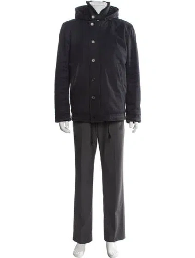 Pre-owned Sandro Parka In Gray