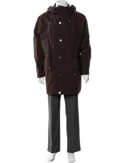 Pre-owned Sandro Parka W/ Tags In Brown