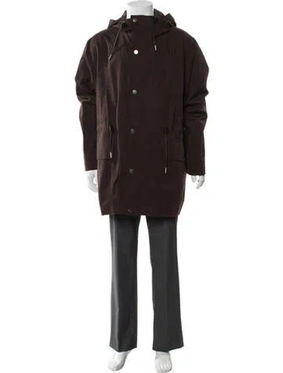 Pre-owned Sandro Parka W/ Tags In Brown