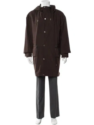 Pre-owned Sandro Parka W/ Tags In Brown