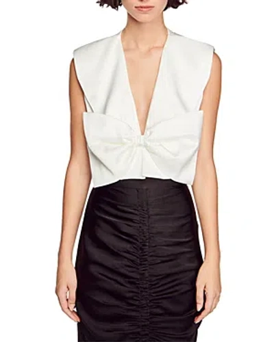 SANDRO PASSY CROP TOP