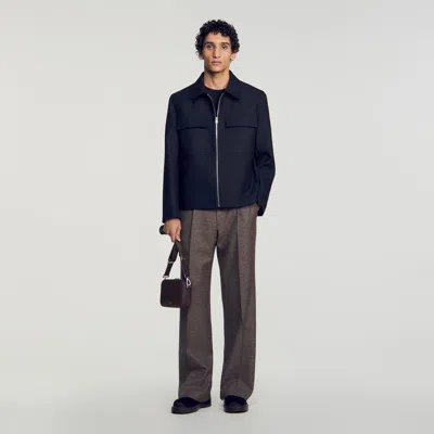 SANDRO PATCH POCKET JACKET