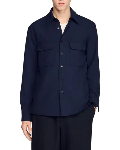SANDRO PATCH POCKET SHIRT