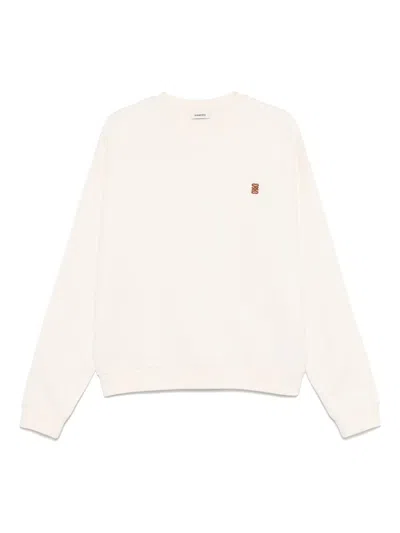 Sandro Patch Sweatshirt In Gray