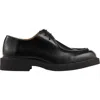 Sandro Patent Leather Derby Shoes In Black