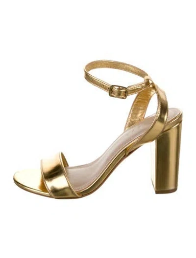 Pre-owned Sandro Patent Leather Sandals