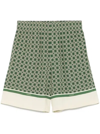 SANDRO PATTERNED BERMUDA SHORTS