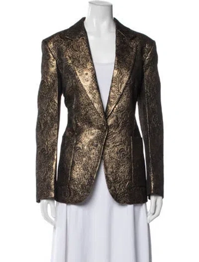 Pre-owned Sandro Patterned Blazer In Multi