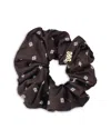 Sandro Patterned Scrunchie In Black