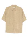 Sandro Patterned Shirt In Neutral