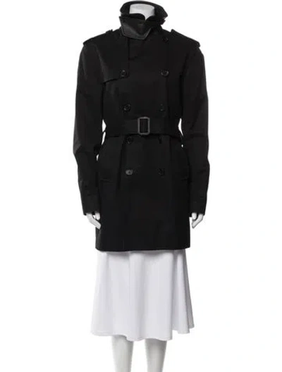 Pre-owned Sandro Peacoat In Blue