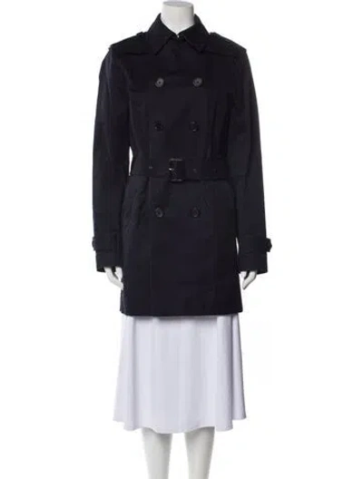 Pre-owned Sandro Peacoat In Blue