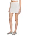 Sandro Roxane Crochet Mini Skirt In White